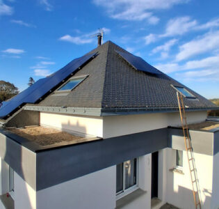 Installation de panneaux solaires 5 kWc à La Vraie-Croix