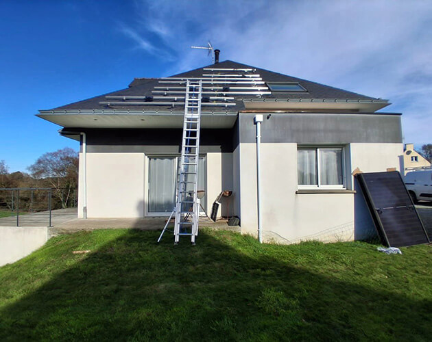 Installation de panneaux solaires 5 kWc à La Vraie-Croix